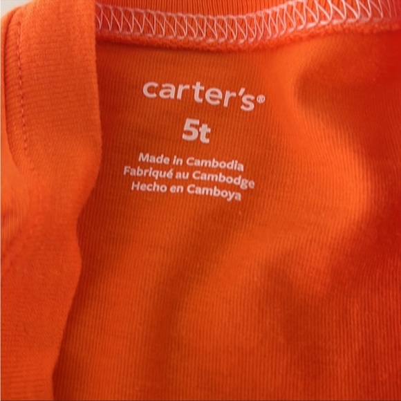 Carter’s Pumpkin Face Shirt - Picture 2 of 4